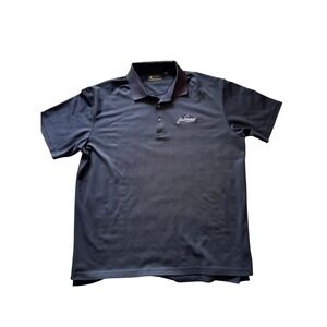 Jack Nicklaus Museum Mens Black Short Sleeve Golf Polo Shirt XL